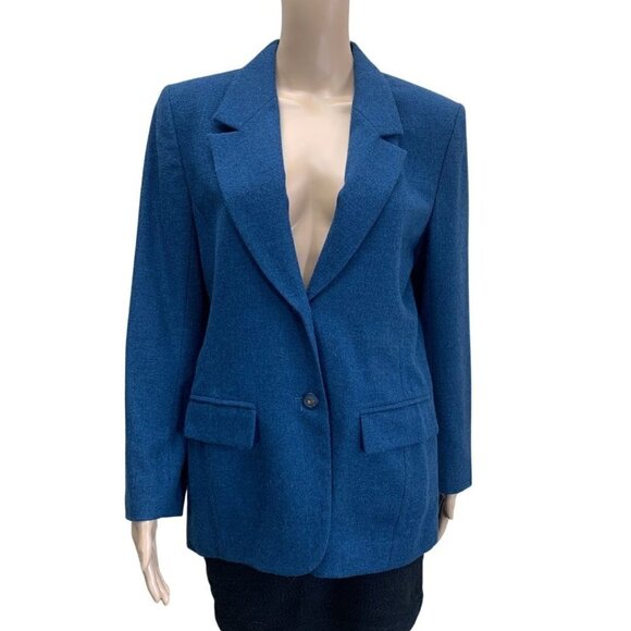Pendleton 90s Vintage Wool Blue Blazer 6